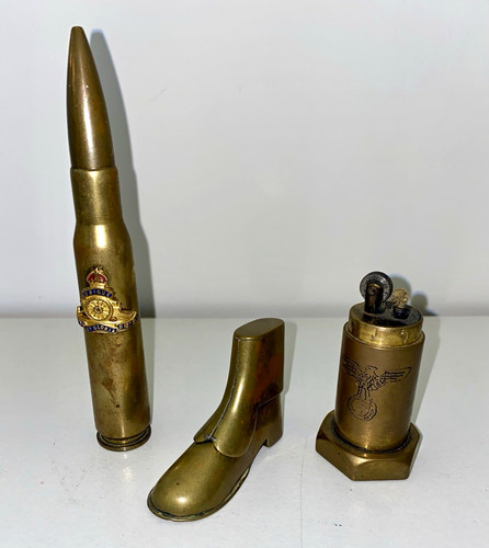 Vintage ww1 ww2 brass - &,