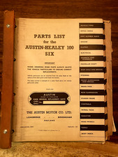 Austin Healey 100-Six Parts