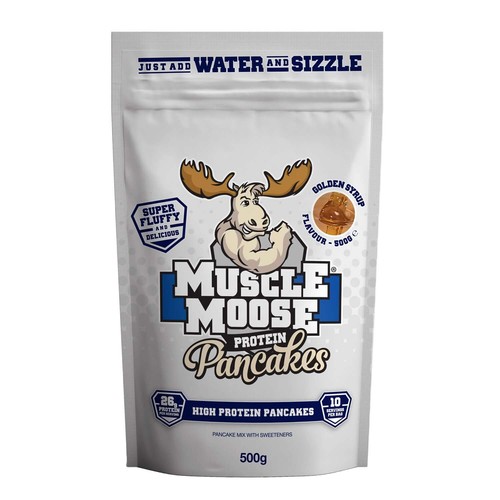 Muscle moose protein - moose, pancakes