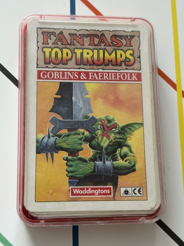 Fantasy top trumps goblins - fantasy,