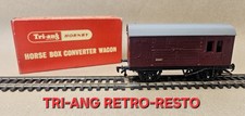 Triang Hornby R578 Horse Box / Converter Wagon boxed OO (725)