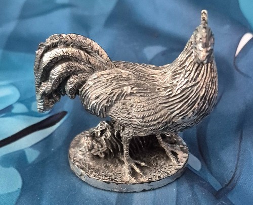 Vintage silver metal pewter - silver,