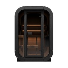 Mini square cube outdoor sauna - square,
