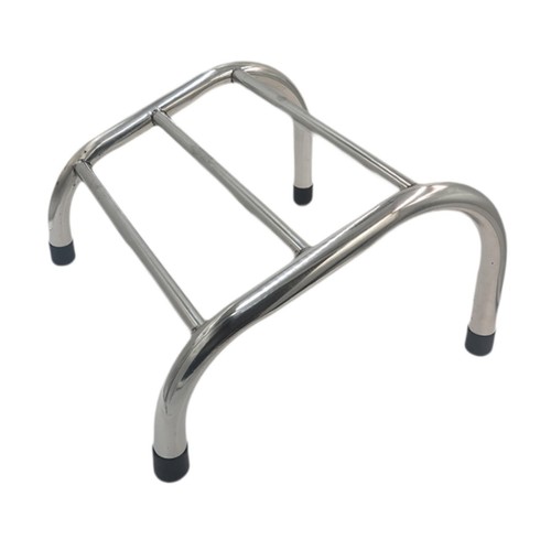 Stainless steel footrest - stainless,