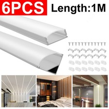 6-60X LED Aluminium Channel