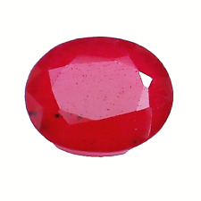 Oval Cut  9 Ct Natural Red Beryl Bixbite From Utah Loose Gemstone Certified