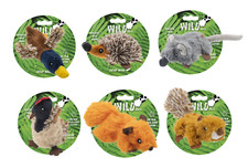 WILD HUNTER CAT KITTEN REAL SOUND INTERACTIVE PLUSH PLAY TOY ANIMALS W/ CATNIP