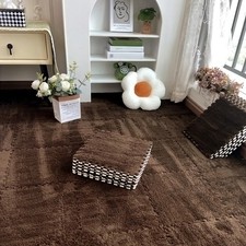 Interlocking Foam Floor Tiles 12/24X Soft Fluffy Plush Kids Play Mat Carpet Yoga