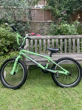 Diamondback Joker Bmx Bike White Green 20" Wheels Rare Free UK Delivery