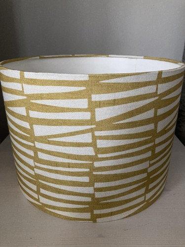Mustard handmade lampshade - mustard,
