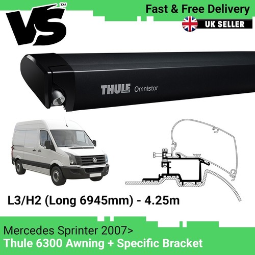 Thule 6300 25m awning - awning, black