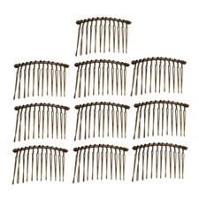10pcs Metal Hair Side Combs