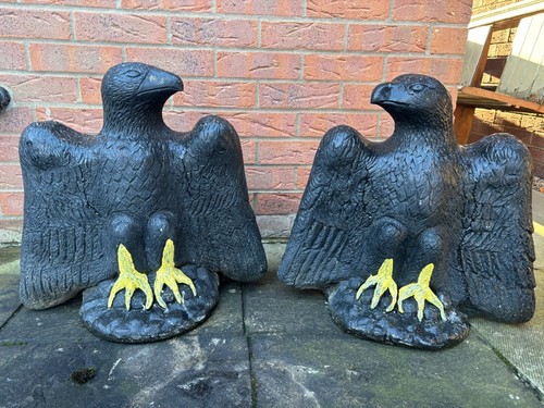 Reconstituted stone eagle - stone,