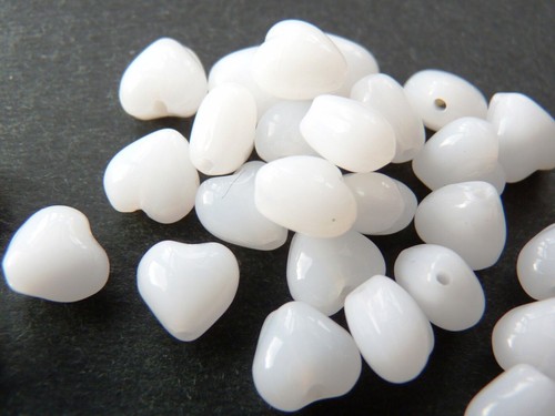 Heart shape czech glass - 6(mm),