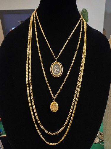 Vintage goldette necklace gold - goldette,