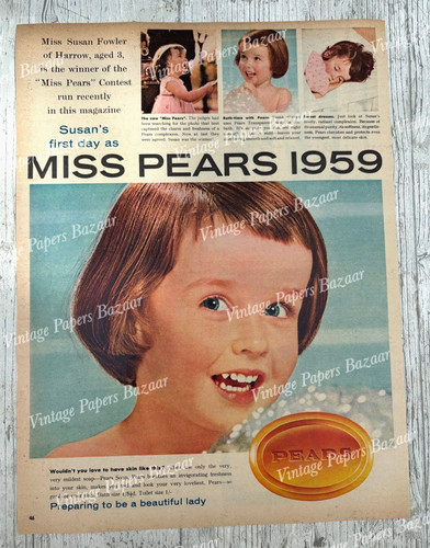 1950s miss pears susan fowler - 1950s,