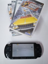 Sony PSP 3003 PlayStation Portable Slim and Lite Piano Black WARRANTY 4 Games