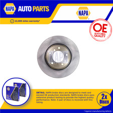 2x Brake Discs Pair Vented