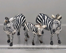Schleich x3 Zebra Family Stallion Baby Mare 2008 Animal Figures