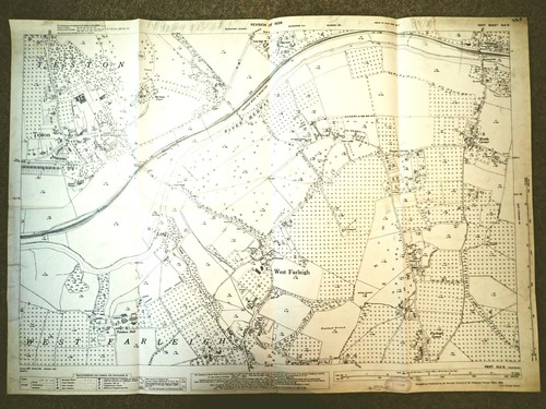 Kent old map plan - old,