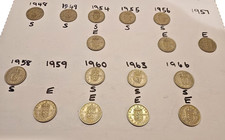 Shillings. Set of 16 Coins.
