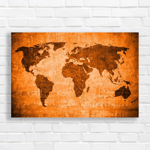 Vintage world map - map, atlas