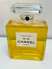 Chanel No. 19 perfume display