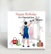 Personalised gym birthday - personalised,