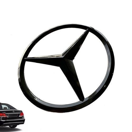 Gloss black trunk - trunk, emblem