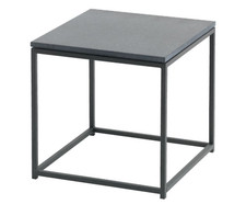 Granite Top Cube Side Table -