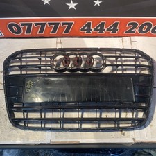 Audi A6 C7 Front Bumper Grill 4G0853653/1 Black NO TRIM OR BADGE Ref: 170 4/4