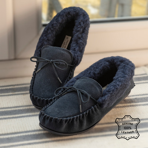 Ladies sheepskin moccasin - ladies,