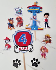 Paw Patrol Cake Topper Set