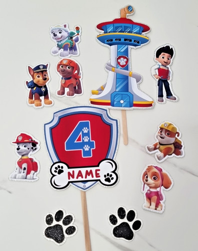 Paw patrol cake topper - topper, set