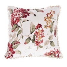 Cream & Red Chintz Floral
