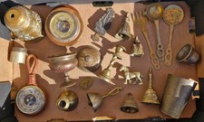 Joblot Of Vintage Brass &