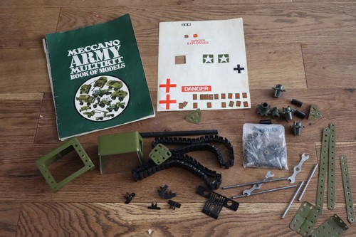 Bundle vintage meccano army - of,