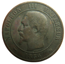 1854-K France Napoleon III 10