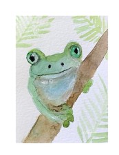 Aceo By Kenna Gouache Painting