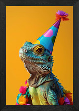 Party Iguana Birthday Lizard