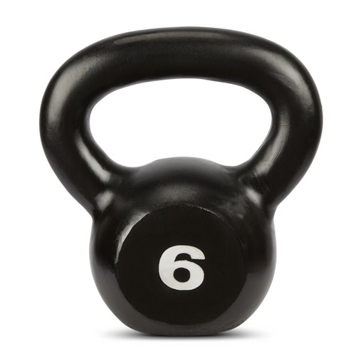 Kettlebell black cast iron - black,