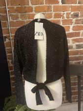 ZARA Black Metallic Thread