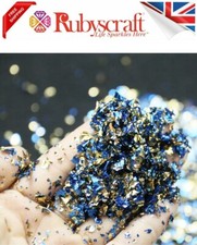 Gold & Blue Mix Flakes, 1 Gram