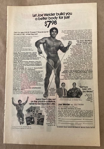 Joe weider bodybuilding 1976 - joe,
