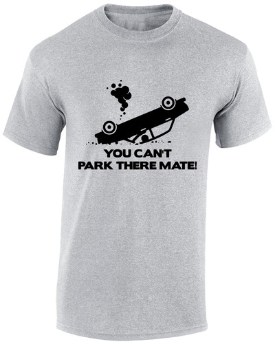 You can park there - there, mate