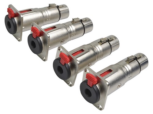 Through panel connector - through,