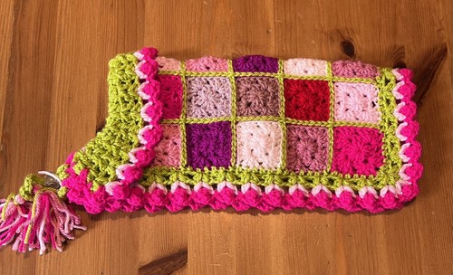 Handmade crochet granny square - crochet,