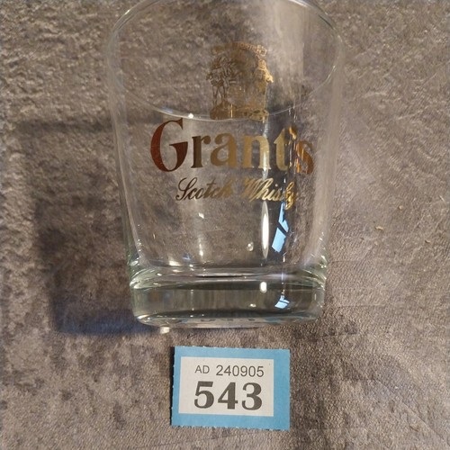 Grant scotch whisky glass - grant's,