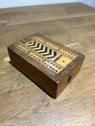 Antique foldng cribbage - antique,