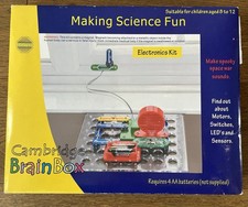 Cambridge BrainBox Electronics Kit STEM Science Toy Kids 8–12 Learn Circuits KS